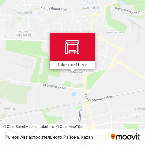 Рынок Авиастроительного Района map