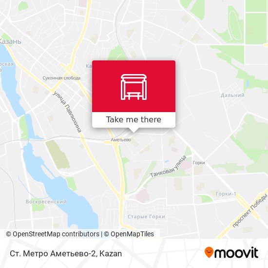 Ст. Метро Аметьево-2 map
