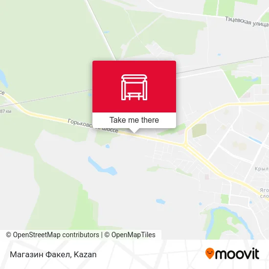 Магазин Факел map