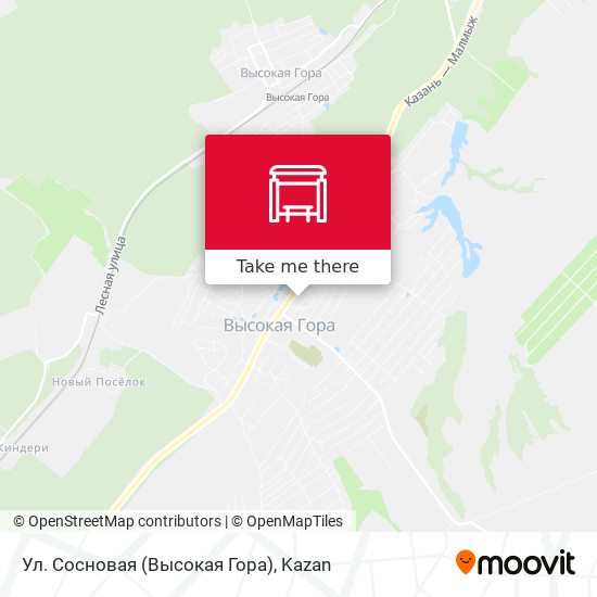 Ул. Сосновая (Высокая Гора) map