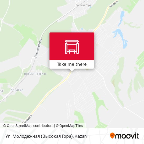 Ул. Молодежная (Высокая Гора) map