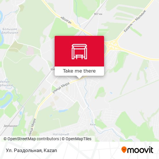 Ул. Раздольная map