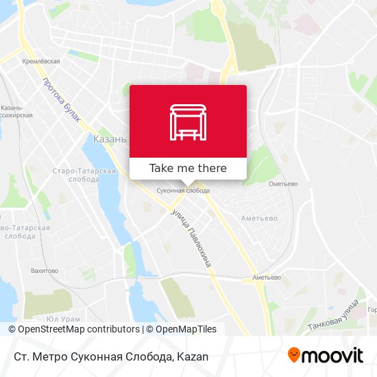 Ст. Метро Суконная Слобода map