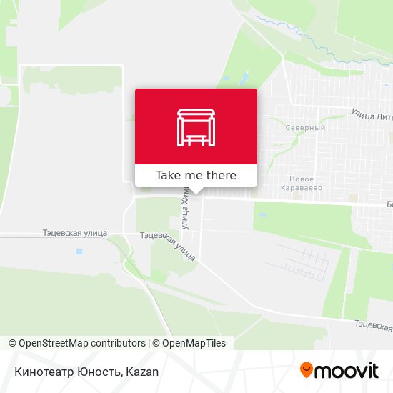 Кинотеатр Юность map
