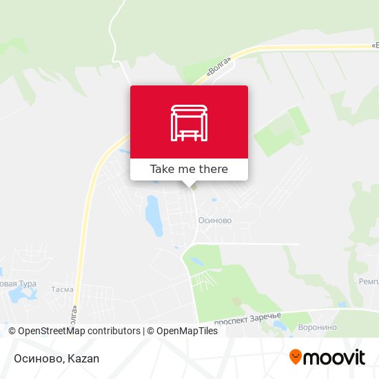 Осиново map