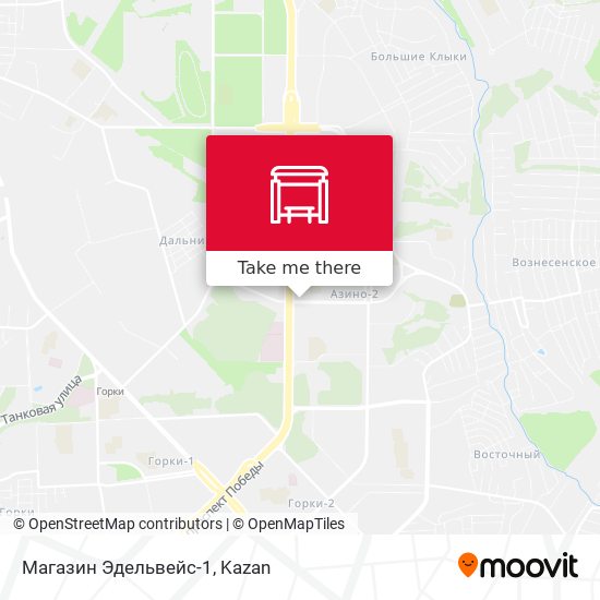 Магазин Эдельвейс-1 map
