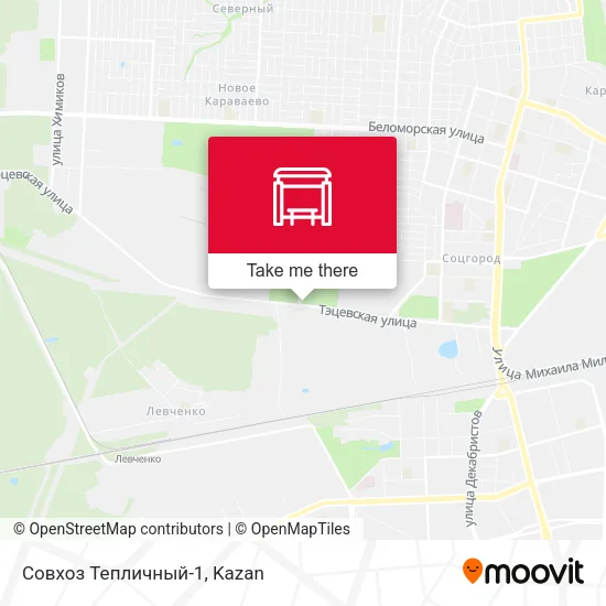 Совхоз Тепличный-1 map