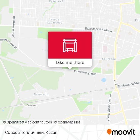 Совхоз Тепличный map