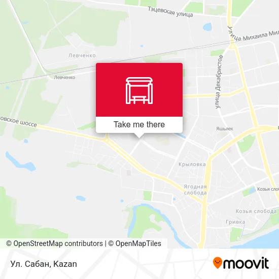 Ул. Сабан map