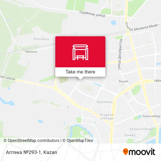 Аптека №293-1 map