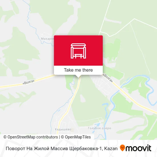 Поворот На Жилой Массив Щербаковка-1 map