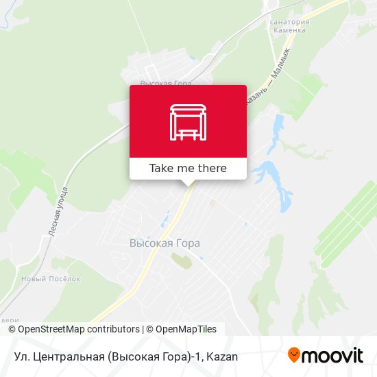 Ул. Центральная (Высокая Гора)-1 map
