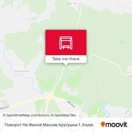 Поворот На Жилой Массив Крутушка-1 map