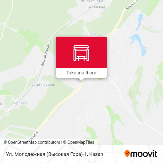 Ул. Молодежная (Высокая Гора)-1 map