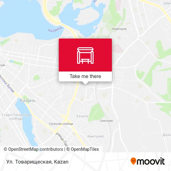 Ул. Товарищеская map