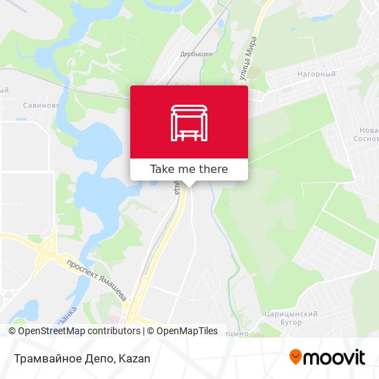 Трамвайное Депо map