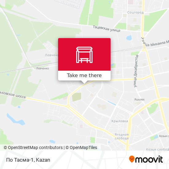 По Тасма-1 map