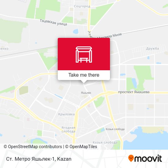 Ст. Метро Яшьлек-1 map