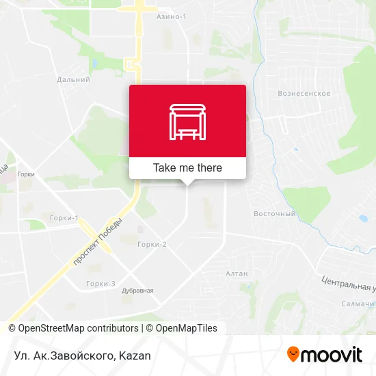 Ул. Ак.Завойского map
