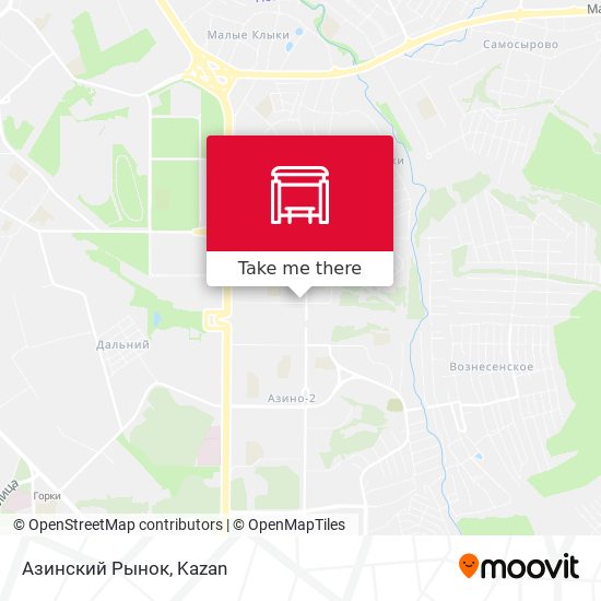 Азинский Рынок map