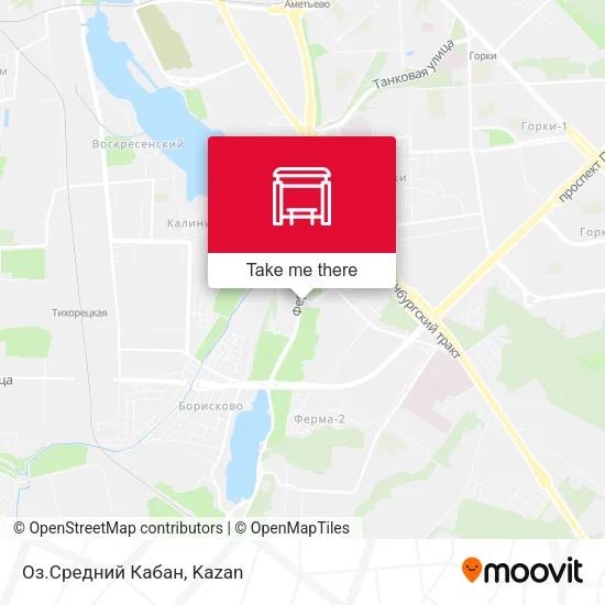 Оз.Средний Кабан map
