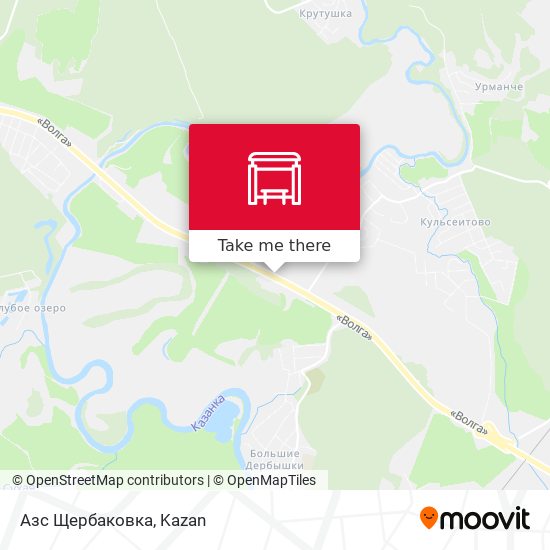 Азс Щербаковка map