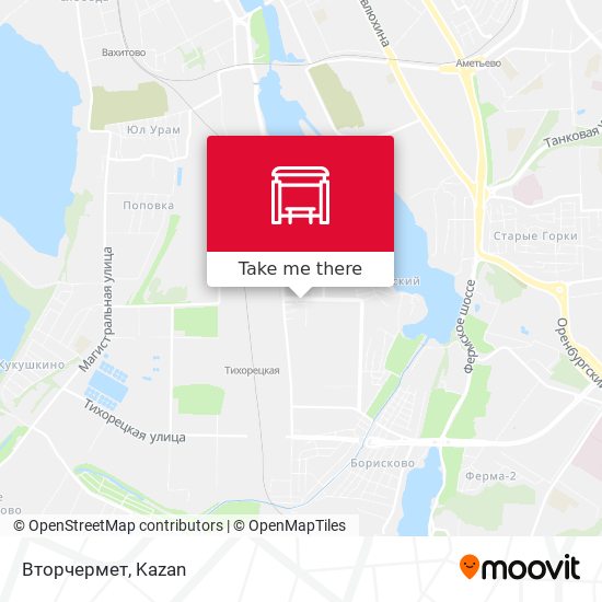 Вторчермет map
