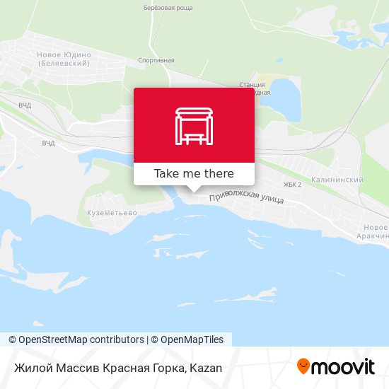 Жилой Массив Красная Горка map