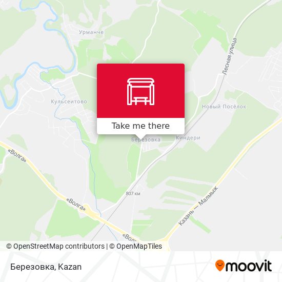 Березовка map