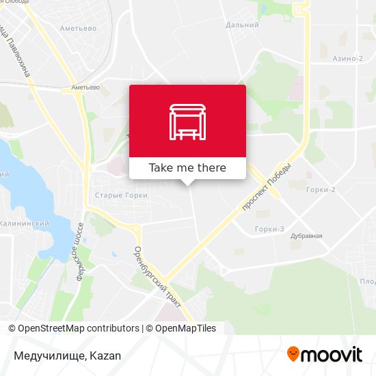 Медучилище map