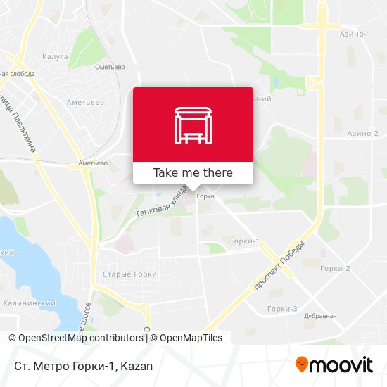 Ст. Метро Горки-1 map