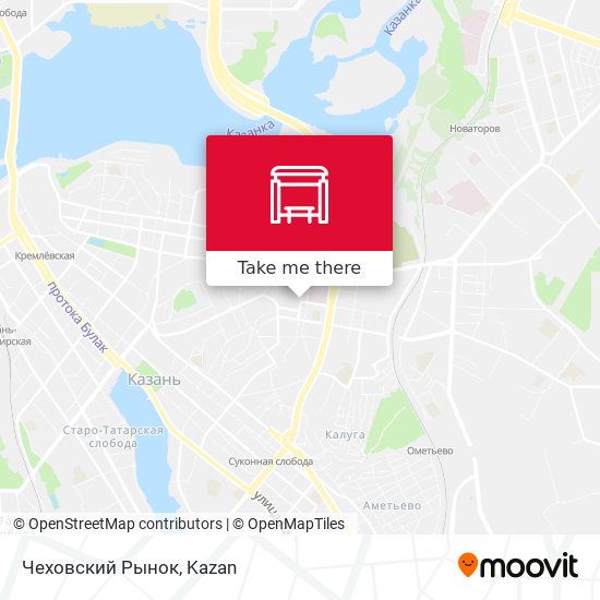 Чеховский Рынок map