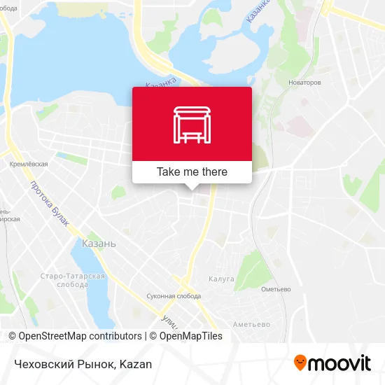 Чеховский Рынок map