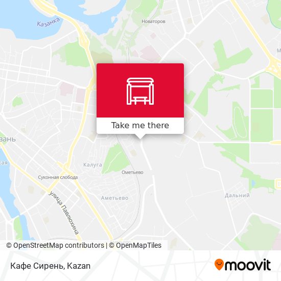 Кафе Сирень map