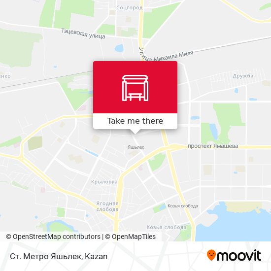 Ст. Метро Яшьлек map