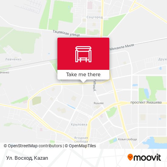 Ул. Восход map
