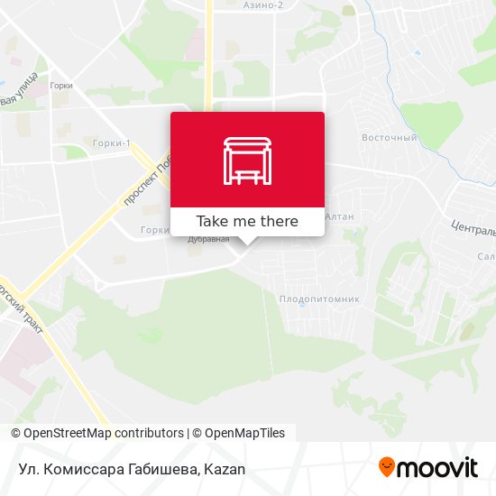 Ул. Комиссара Габишева map