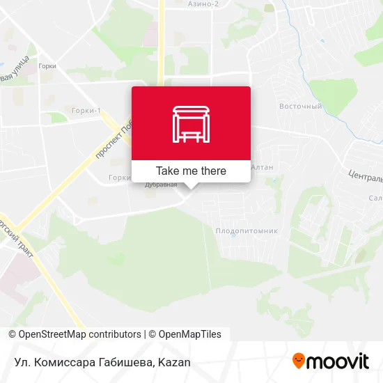 Ул. Комиссара Габишева map