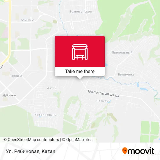 Ул. Рябиновая map