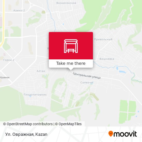 Ул. Овражная map
