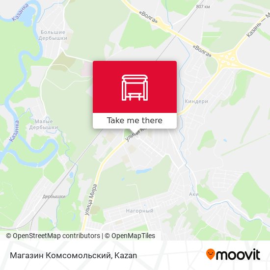Магазин Комсомольский map