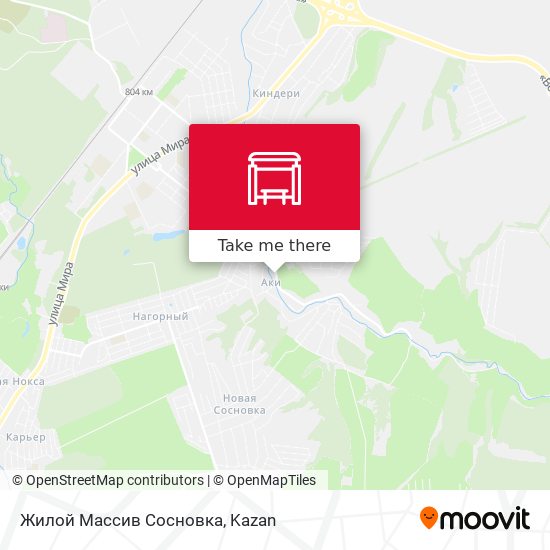 Жилой Массив Сосновка map