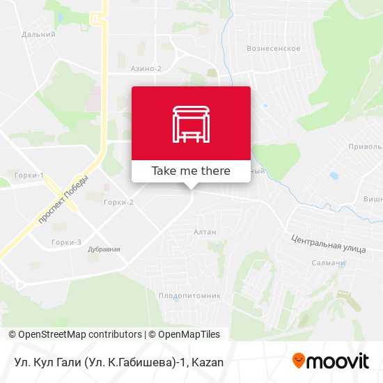 Ул. Кул Гали (Ул. К.Габишева)-1 map
