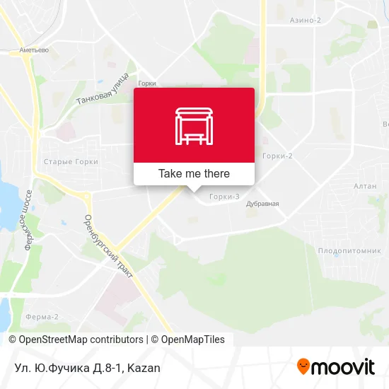 Ул. Ю.Фучика Д.8-1 map