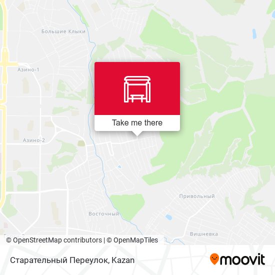 Старательный Переулок map