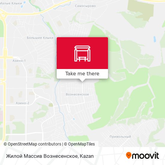 Жилой Массив Вознесенское map