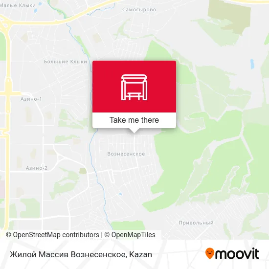 Жилой Массив Вознесенское map