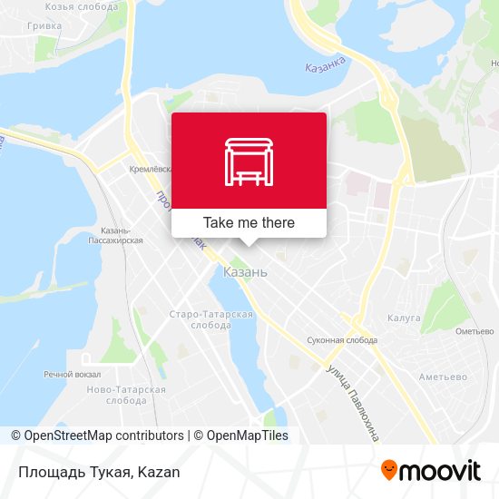 Площадь Тукая map