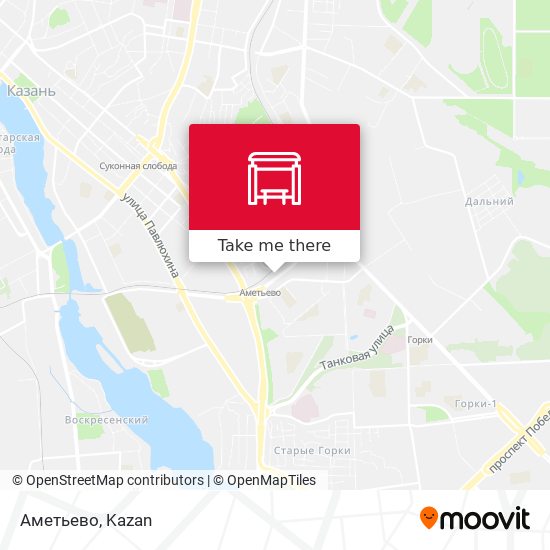 Аметьево map