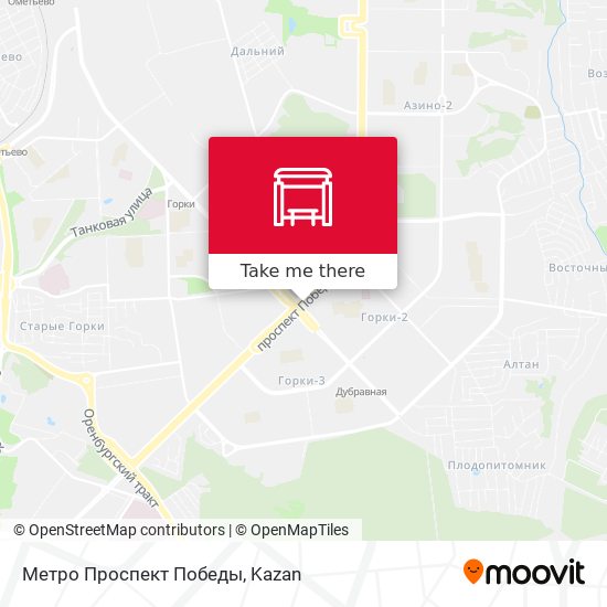 Метро Проспект Победы map